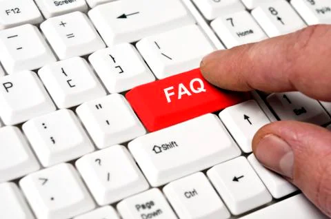 Faq key 스톡 사진