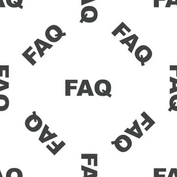 FAQ pattern Stock Illustration