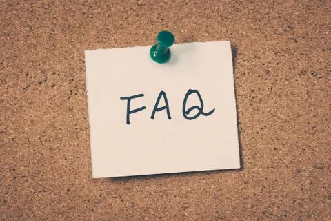 FAQ Stock Photos