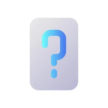 FAQ pixel perfect flat gradient two-color ui icon 스톡 일러스트