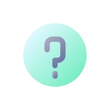 FAQ pixel perfect flat gradient color ui icon イラスト素材