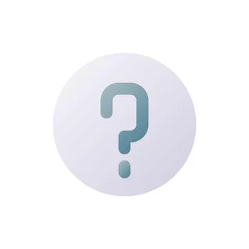 FAQ pixel perfect flat gradient two-color ui icon Illustrazione stock