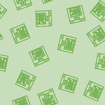 Faq schema seo line vector seamless pattern 스톡 일러스트