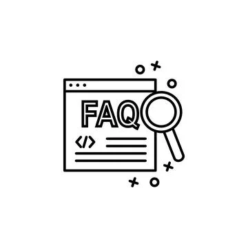 Faq, seo, web, answer icon. Element of customer services icon Stock Illustration