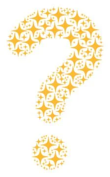 FAQ Shape of Space Star Icons 스톡 일러스트
