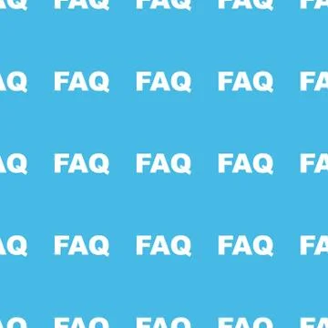 FAQ straight pattern Stock Illustration