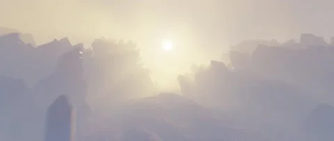 Far away star system planet surface, huge untouched crystal world. 스톡 동영상 150163420