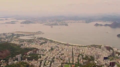 Far away view of Inner City Stock Footage 64864979