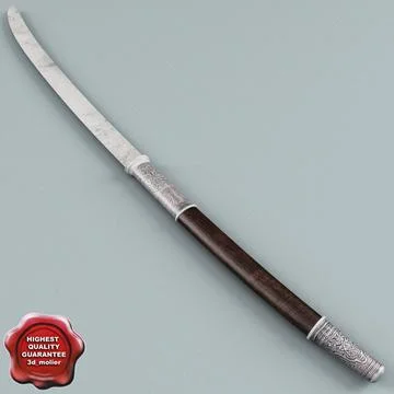 3d Model Far East Sword V3 Buy Now Pond5