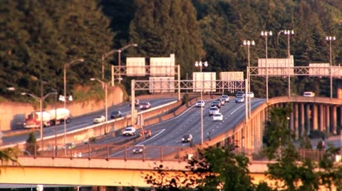 Far freeway Stock Footage 7908809