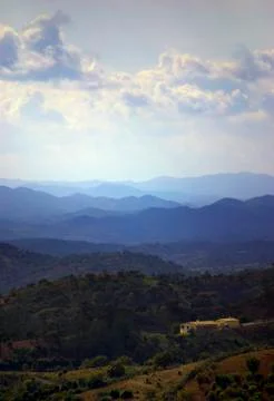 Far mountains Stock Photos