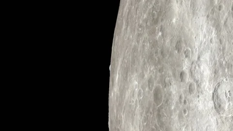 Far Side of the Moon, Earthrise Stock Footage 139056892