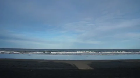 Far view beach horizon Video stock 46183814
