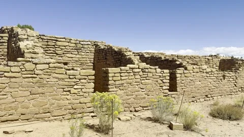 Far View  ruins in in Mesa Verde National Park, Colorado Vidéo 318848155