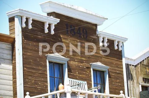 Far west facade Stock Photos