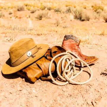 Far west style Stock Photos