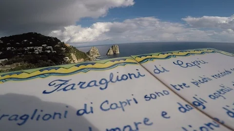 Faraglioni di Capri 스톡 동영상 106401215