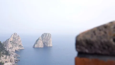 Faraglioni di capri Stock Footage 128448247