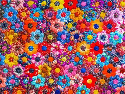 Farbe abstrakten Hintergrund von Patchwork-Nähtechnik. Color abstract back.. Stock Photos