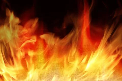 Farbic on fire Stock Photos