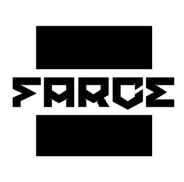 FARCE stamp on white Stock Illustration