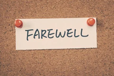 Farewell Stock Photos