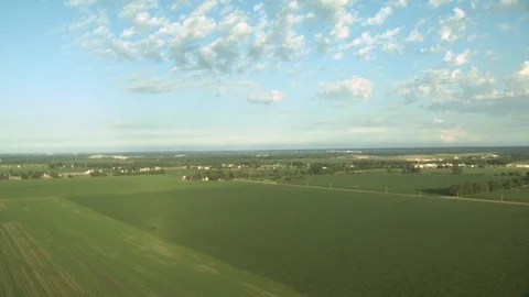 Farm Aerial Stock Footage 123711480