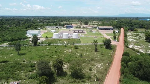 Farm Aerial View Stock Footage 162005216