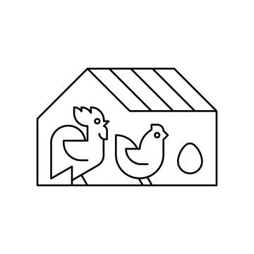 Farm animals logo イラスト素材