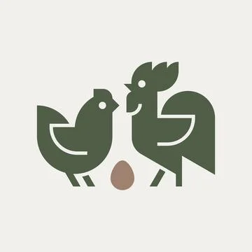 Farm animals logo イラスト素材