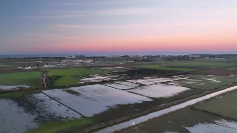 Farm Background Texture 4 K Aerial View 4K Stock Footage 221949491