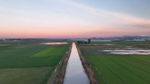 Farm Background Texture 4 K Aerial View 4K Stock Footage 221949993