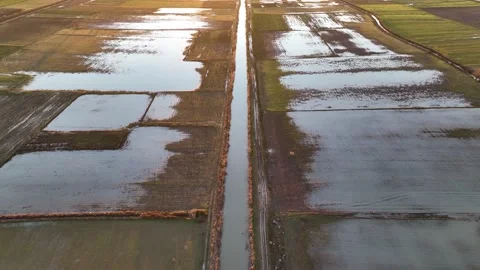 Farm Background Texture 4 K Aerial View 4K Stock Footage 221950643