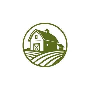 Farm Barn Logo 3 Ilustração Stock