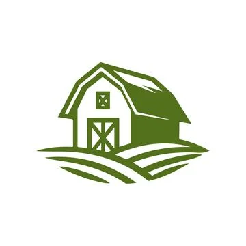 Farm Barn Logo Ilustração Stock