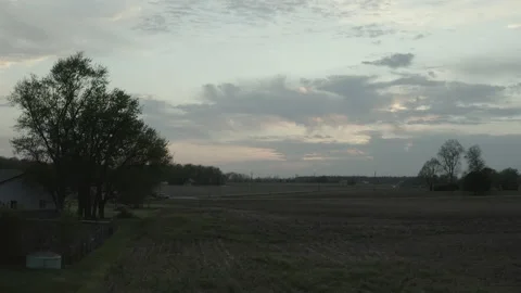 Farm at dusk - 02 Stock-Footage 149942063