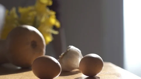 Farm eggs 09 Stock Footage 127145407