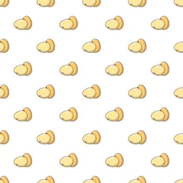 Farm eggs pattern seamless Stock Illustration