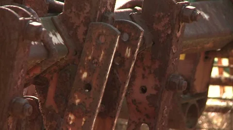 Farm equipment Stock Footage 2877340