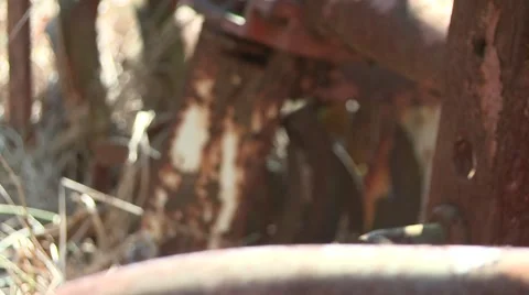 Farm equipment Stock Footage 2878598