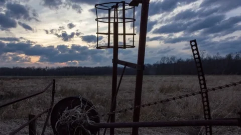 Farm Equipment Hyperlapse 스톡 동영상 220526922