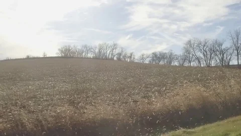 Farm fields in Nebraska 스톡 동영상 84074833