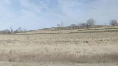Farm fields in Nebraska 스톡 동영상 84074845