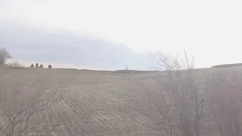 Farm fields in Nebraska 스톡 동영상 84074870