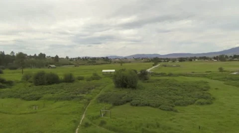 Farm Flight raw Stock Footage 51338747