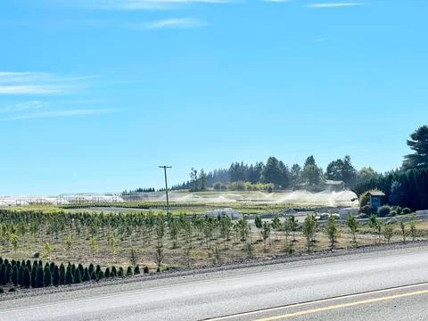 A farm in Gresham, Oregon Stock Photos