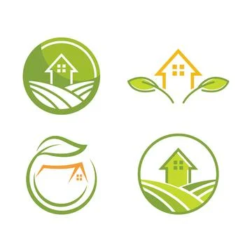 Farm house logo Иллюстрация