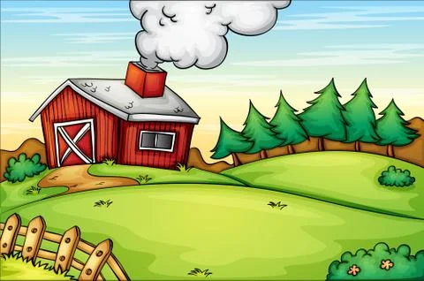 Farm Ilustración de archivo