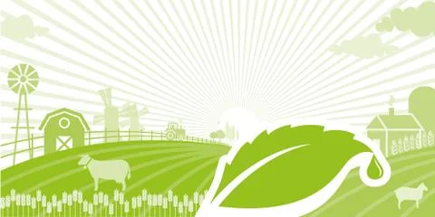 Farm  Stock Illustration