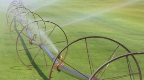 Farm Irrigation System 3 of 3 Timelapse Stock-Footage 11341546